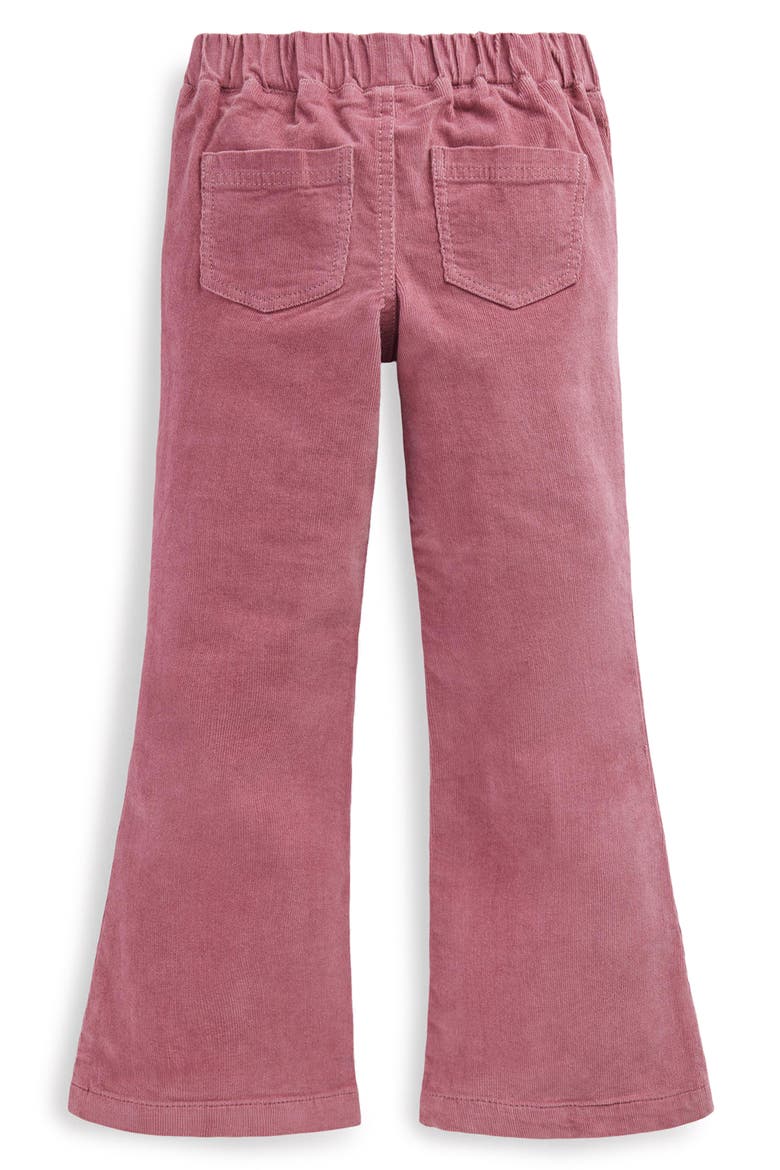 Kids' Corduroy Flared Leggings, Alternate, color, PINK HEATHER