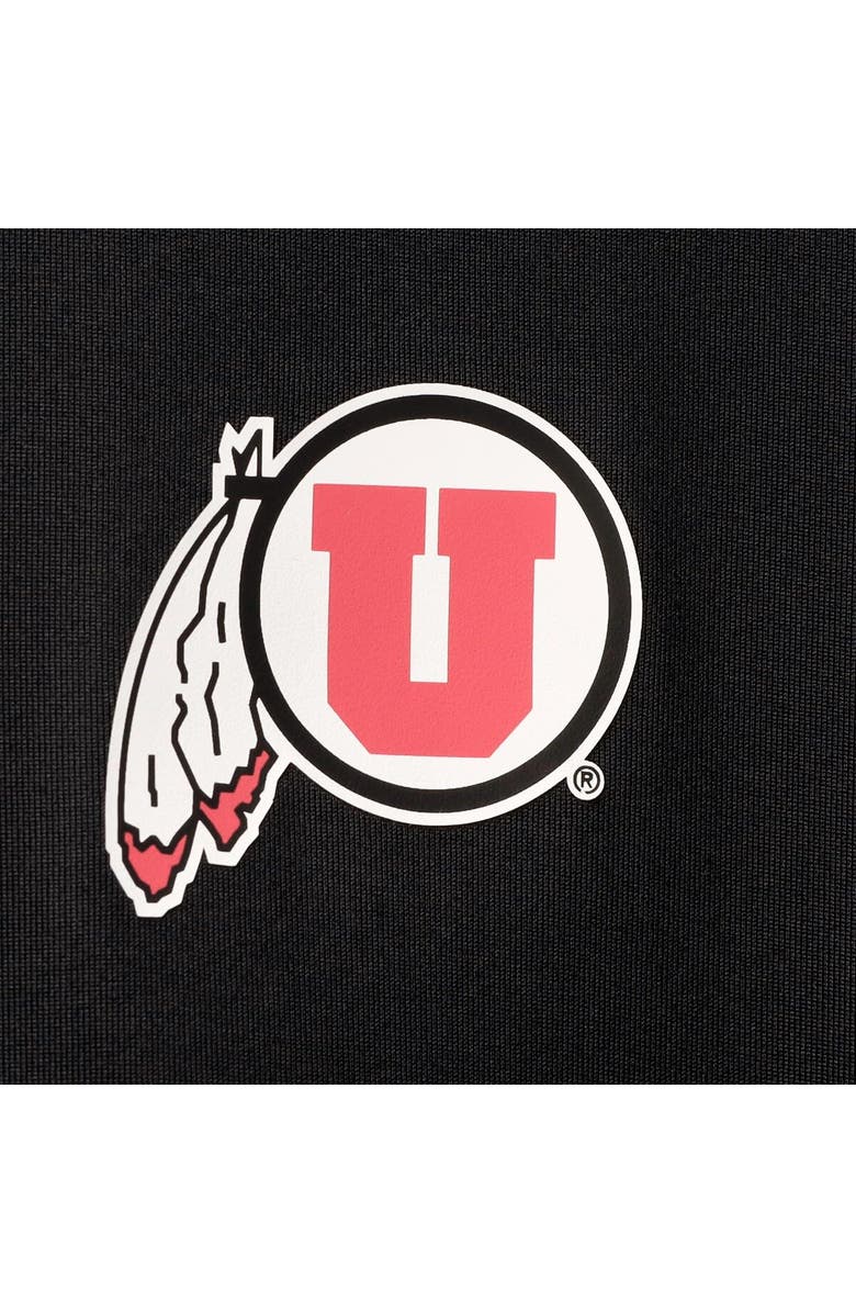 Under Armour Men's Under Armour Black/Red Utah Utes 2022 Blocked Coaches Performance Polo, Alternate, color, Black