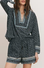 Veronica Beard Cyra Cotton Blend Top