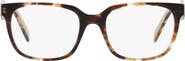Prada 54mm Rectangular Optical Glasses