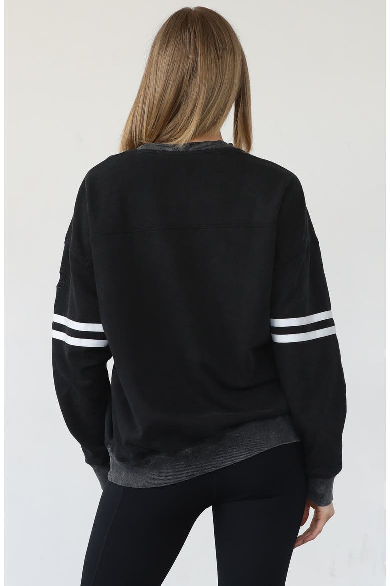 Celine Slouchy Nursing Pullover, Alternate, color, Faded Black