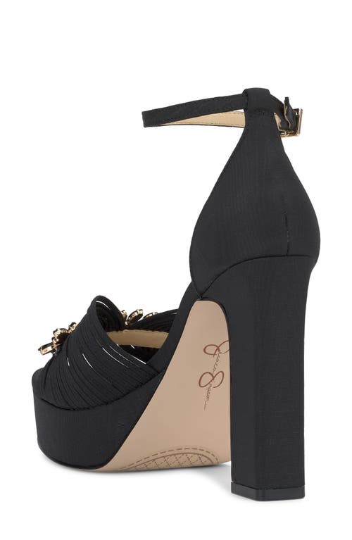 Jessica Simpson Anissia Ankle Strap Platform Pump In Black
