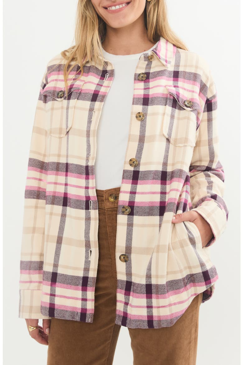 Flannel Shacket, Main, color, WARM PLAID