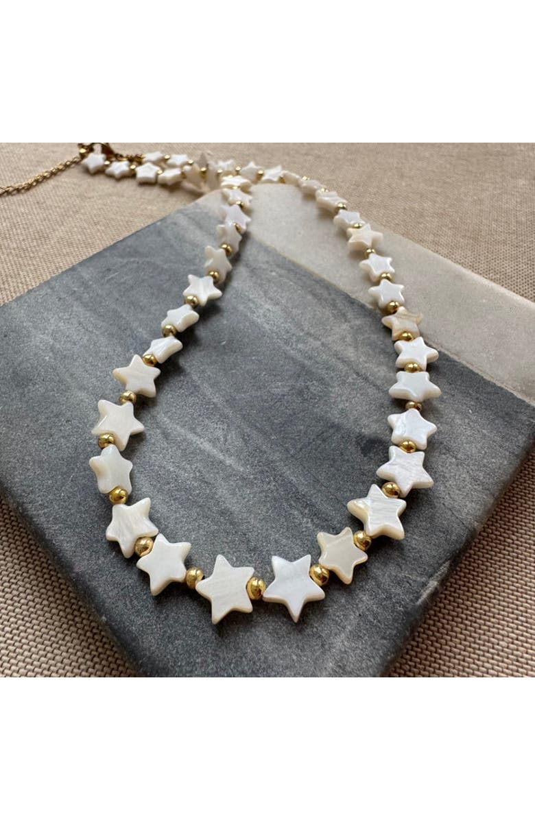 Erin McDermott Jewelry All the Stars in the Sky Necklace, Alternate, color, White