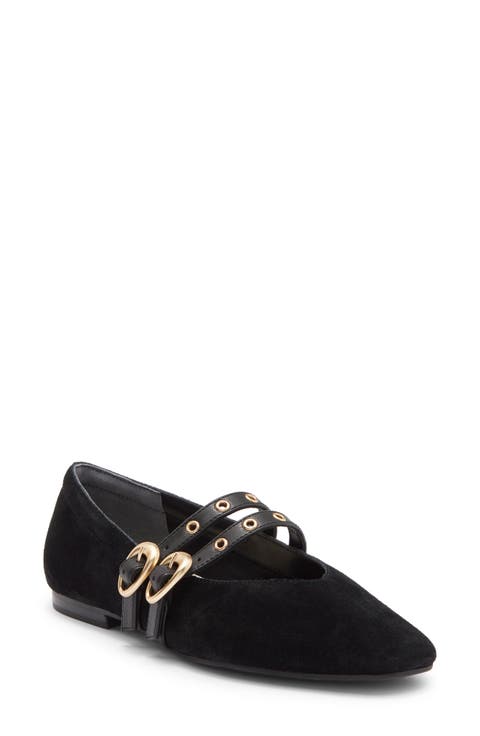 Alenia Grommet Mary Jane Flat