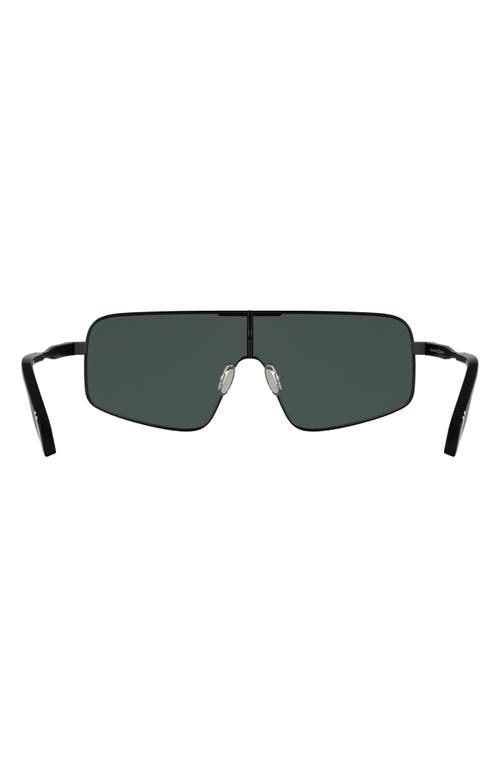 Canada Goose 58mm Gradient Modified Rectangular Shield Sunglasses In Matte Black