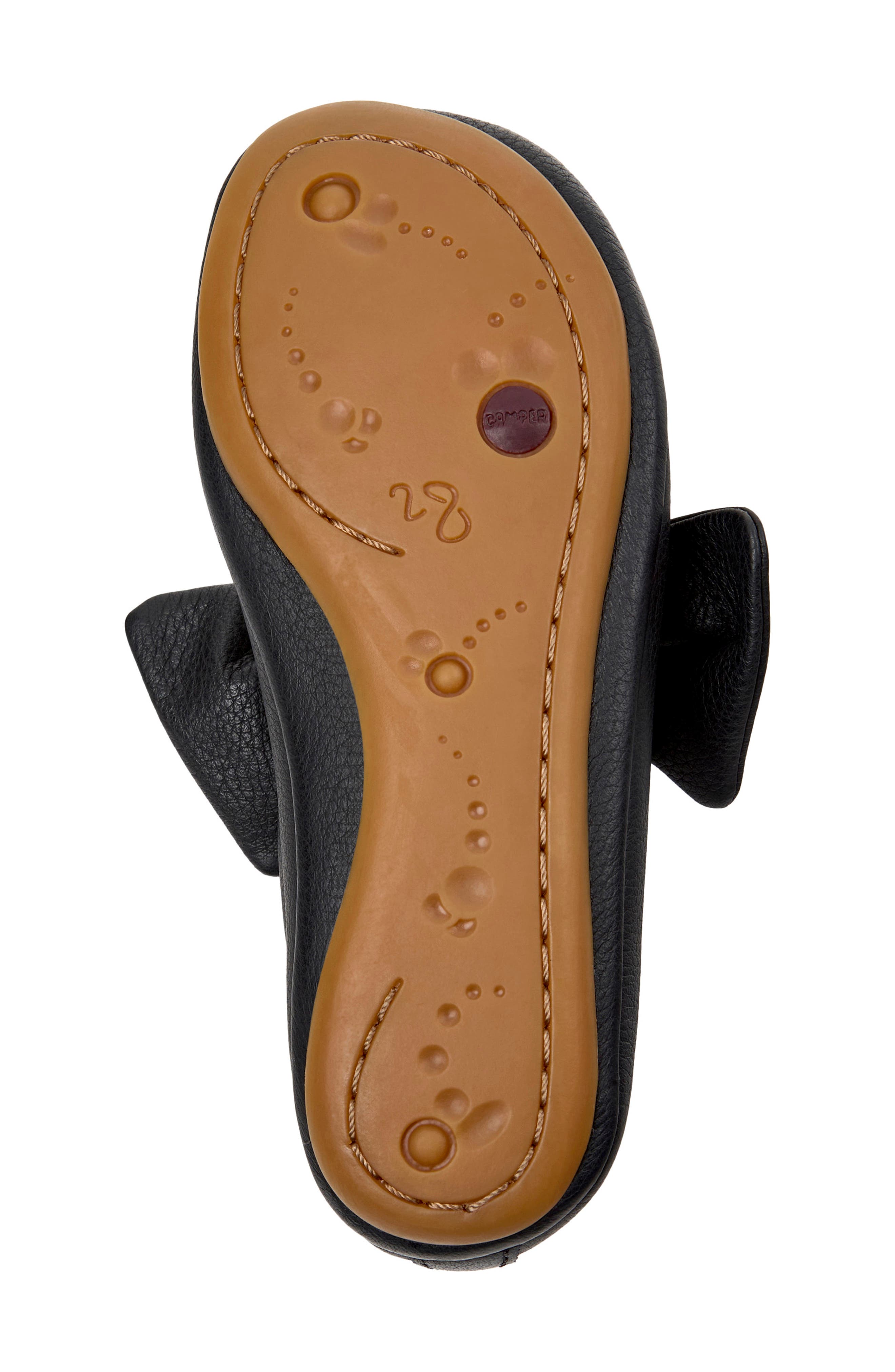 Kids' Right Ballerina Flat, Alternate, color, BLACK