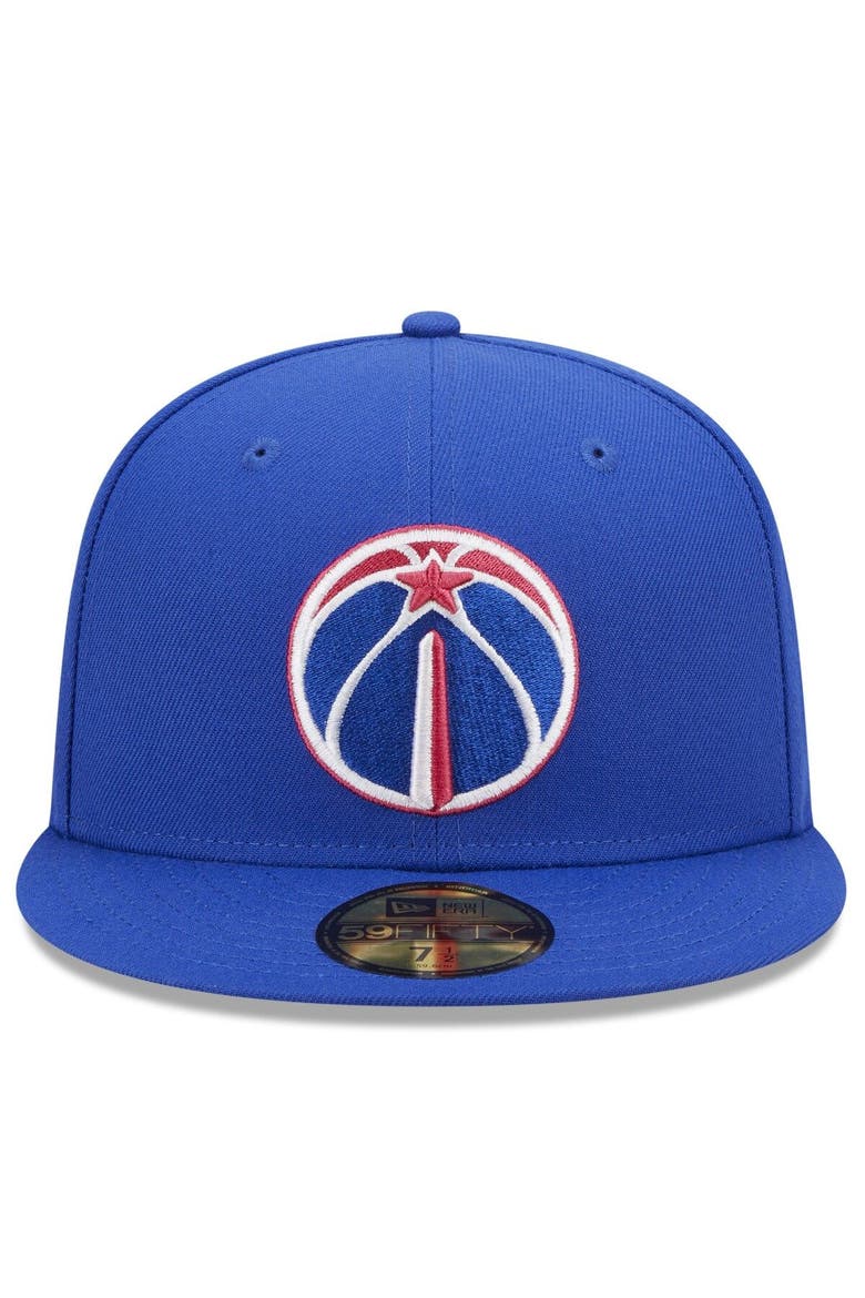 Men's New Era  Gray Washington Wizards 2022/23 City Edition Alternate Logo 59FIFTY Fitted Hat, Alternate, color, Black