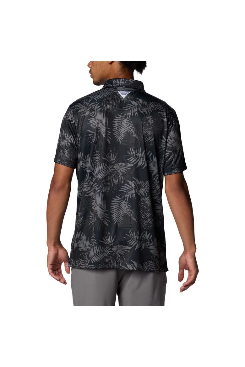 Men's Columbia Black Ohio State Buckeyes PFG Super Terminal Tackle™ Omni-Shade™ Bangalows Polo, Alternate, color, Black