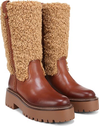 Elfie Faux Shearling Platform Boot