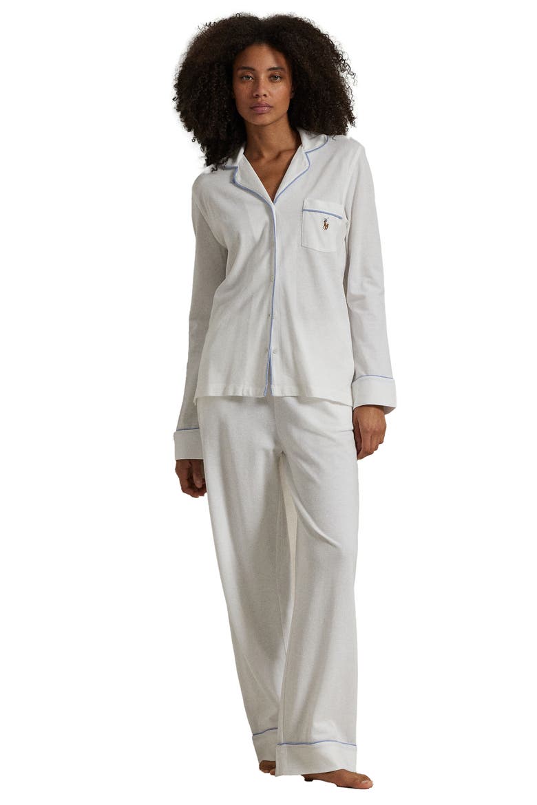 Madison Cotton & Modal Pajamas, Alternate, color, WHITE CLOUD