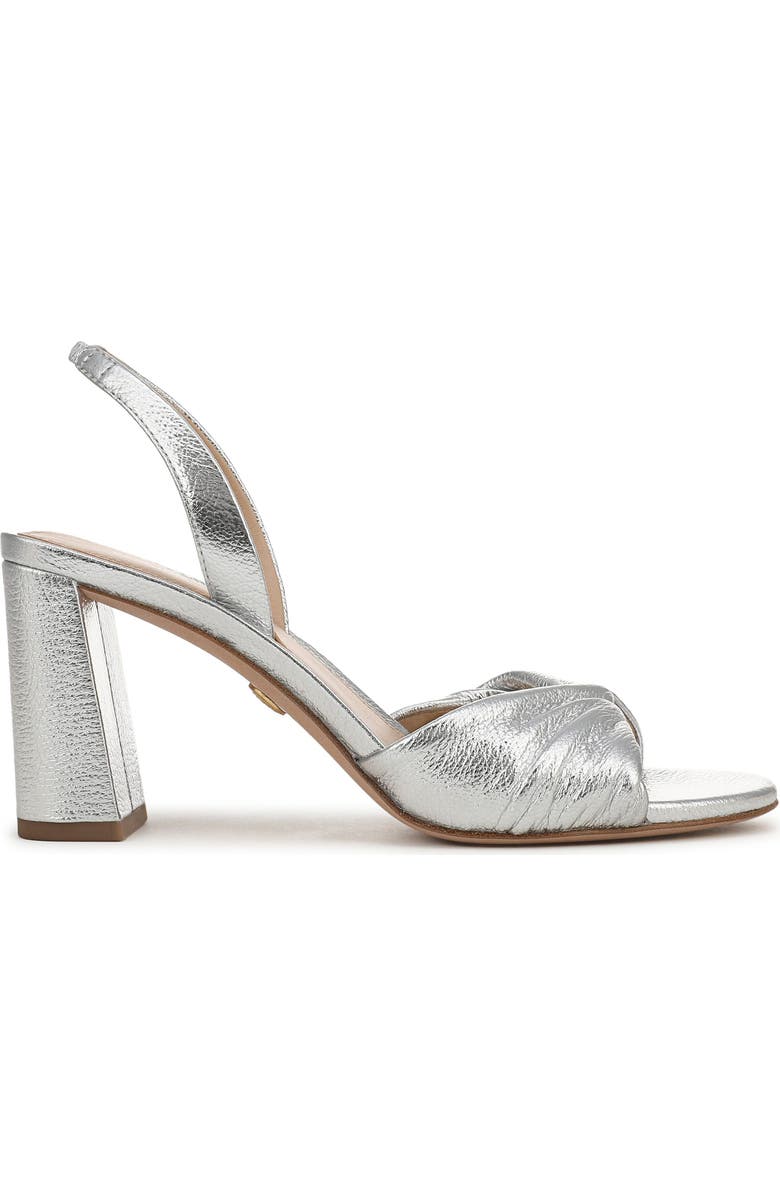 Veronica Beard Tullia Slingback Sandal, Alternate, color, Silver