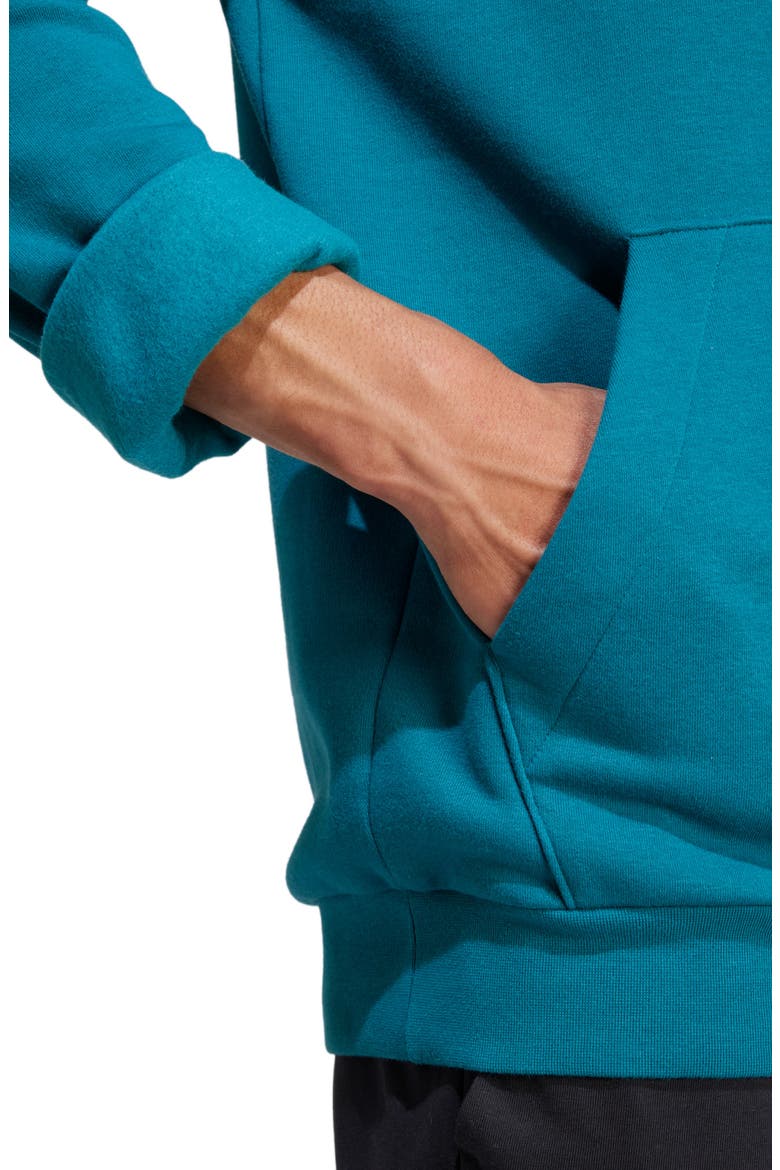 Essential Cotton Blend Hoodie, Alternate, color, LEGACY TEAL