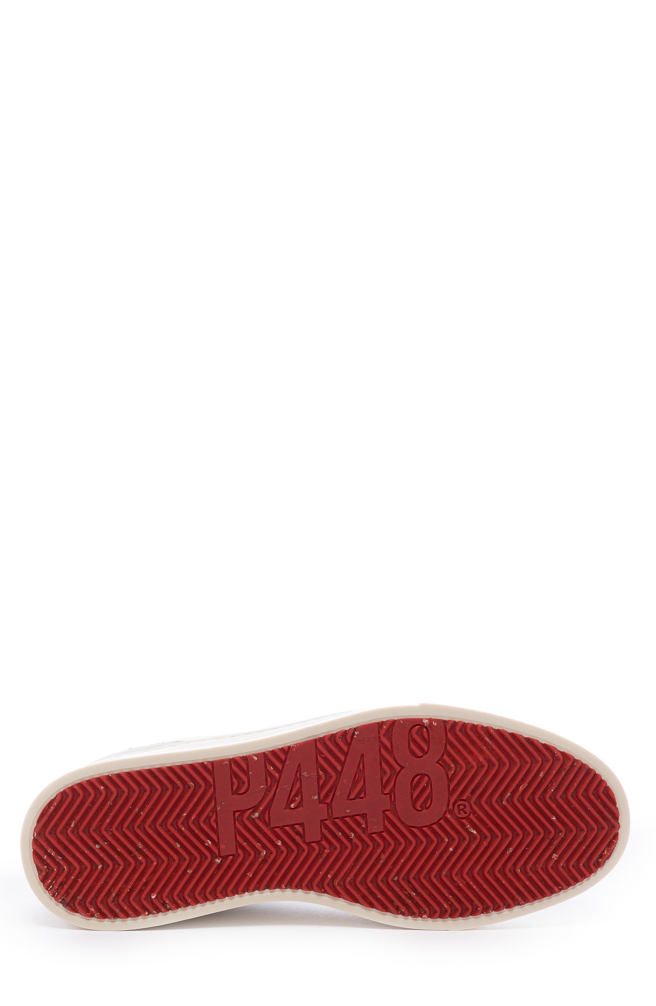 P448 Bali Lace-Up Sneaker, Alternate, color, White/ Red