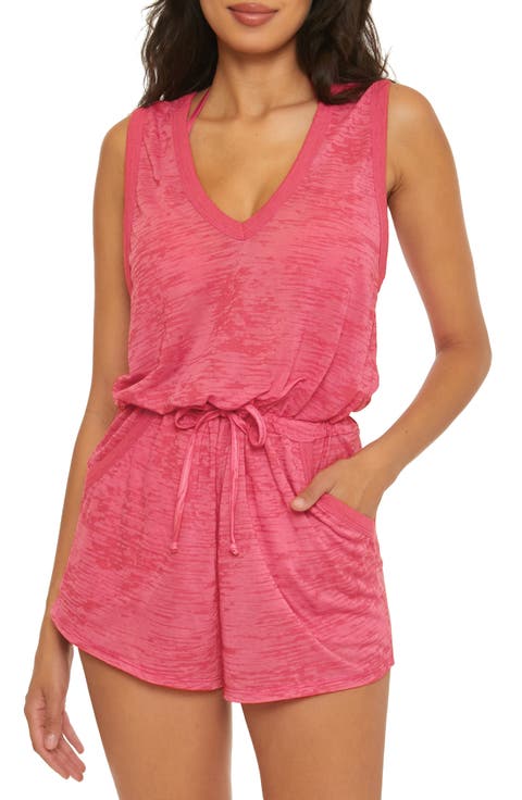 Beach Date Open Back Cover-Up Romper