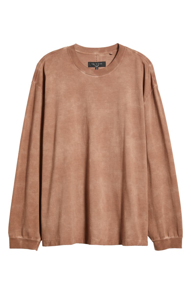 rag & bone Cliff Washed Tie Dye Long Sleeve T-Shirt, Alternate, color, 