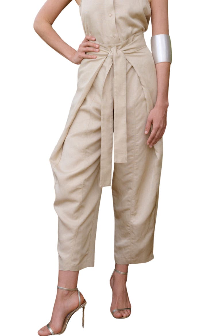 Trama Pants, Main, color, Beige
