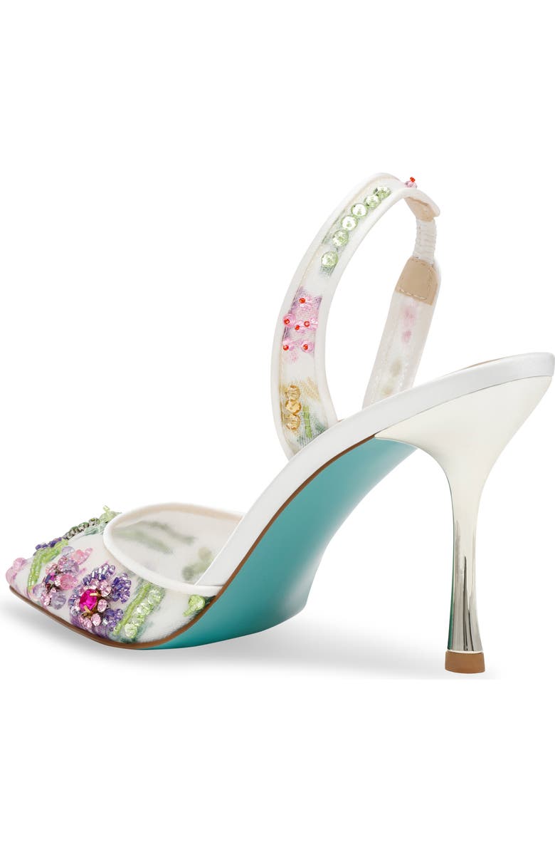 Betsey Johnson Velma Pointed Toe Slingback Pump, Alternate, color,