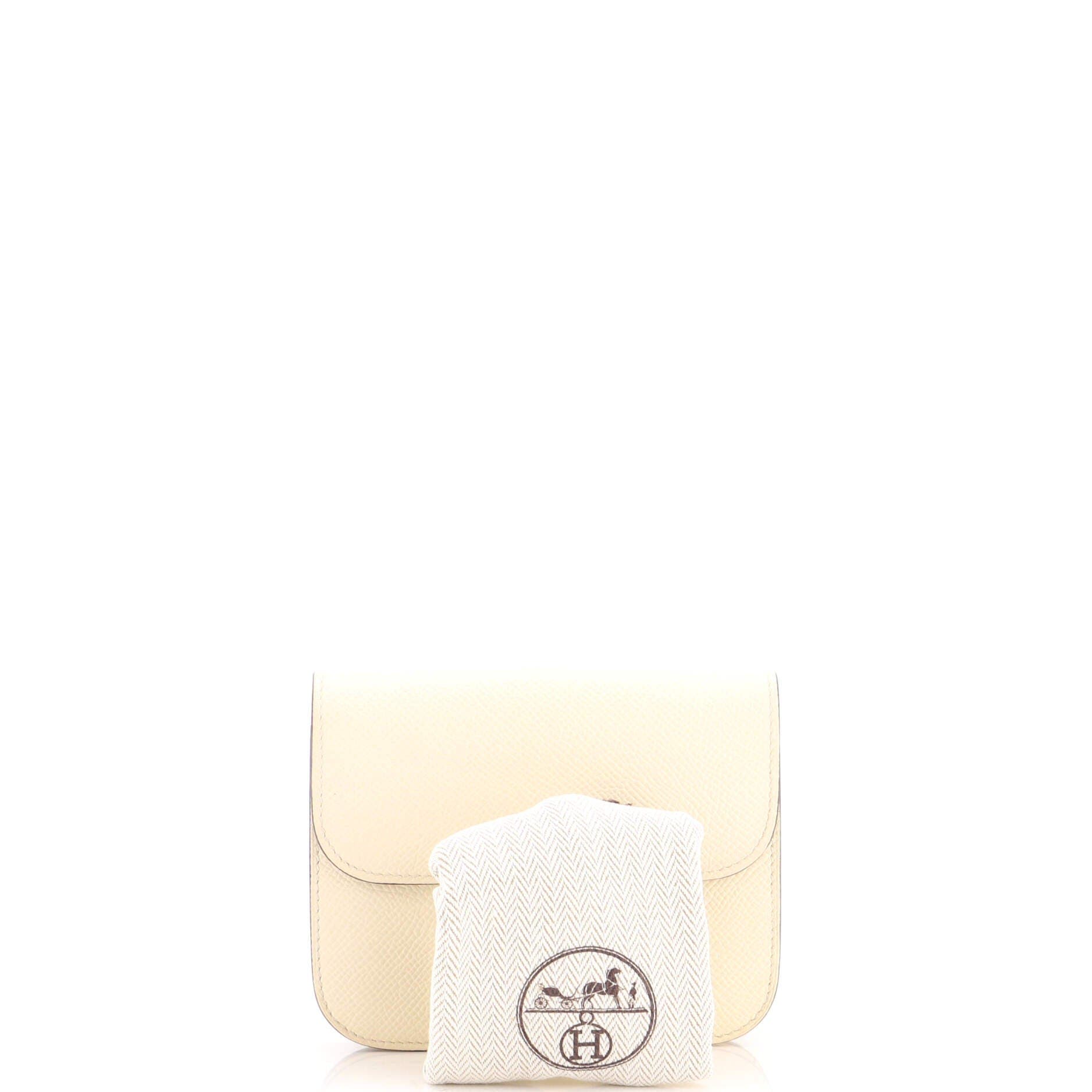 Constance Slim Wallet Epsom, Alternate, color, White