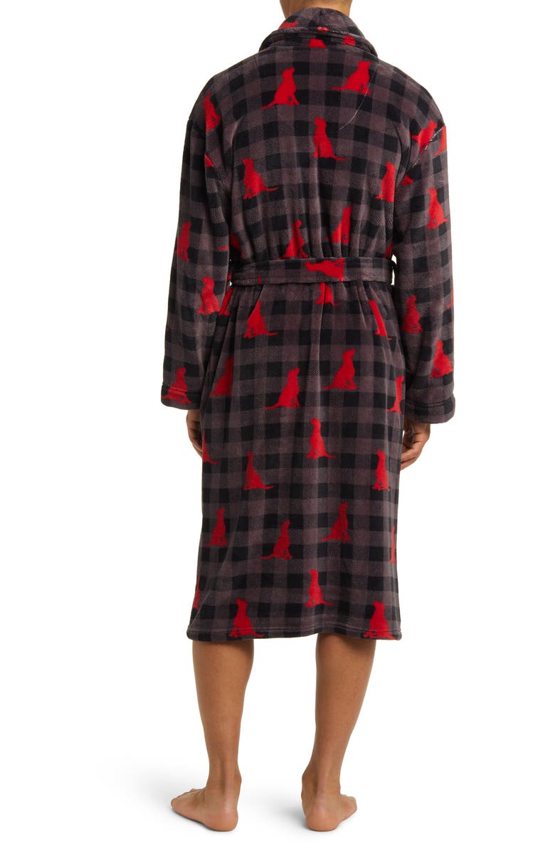 Majestic International Chalet Chic Fleece Robe, Alternate, color, 