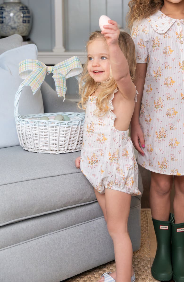 Little Paper Kids Sadie Bubble, Alternate, color, Duckling Garden Print