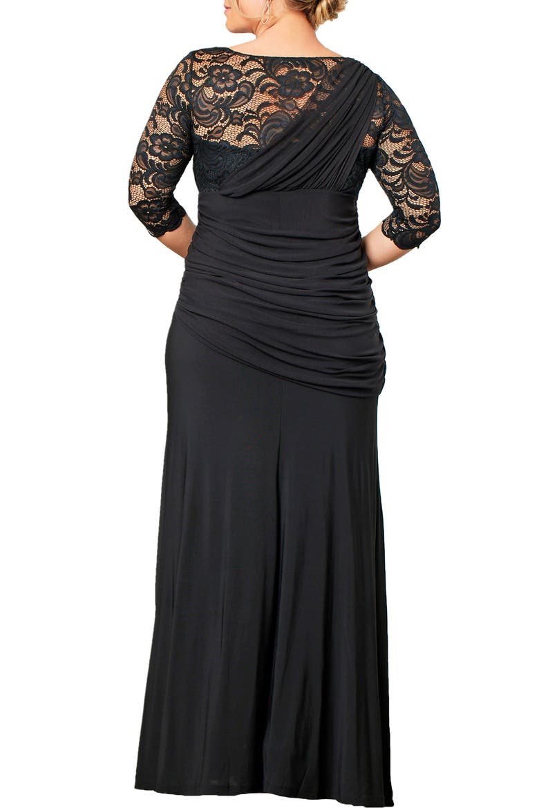Soirée Evening Gown, Alternate, color, ONYX