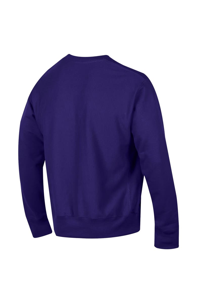 Champion Men's Champion Purple Northwestern Wildcats Arch Reverse Weave Pullover Sweatshirt, Alternate, color, 