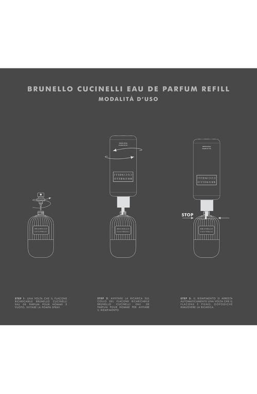 Brunello Cucinelli Pour Femme Refillable Eau De Parfum In Transparent