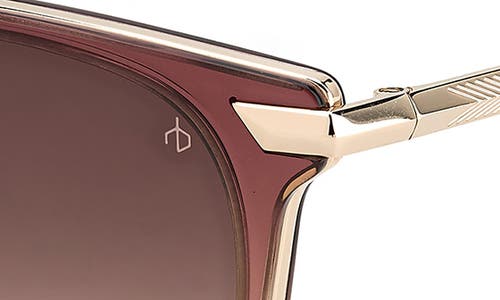 Rag & Bone 52mm Polarized Square Sunglasses In Brown