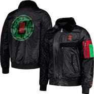 STARTER Men's Starter x Ty Mopkins Black LA Clippers Black History Month Satin Full-Zip Jacket