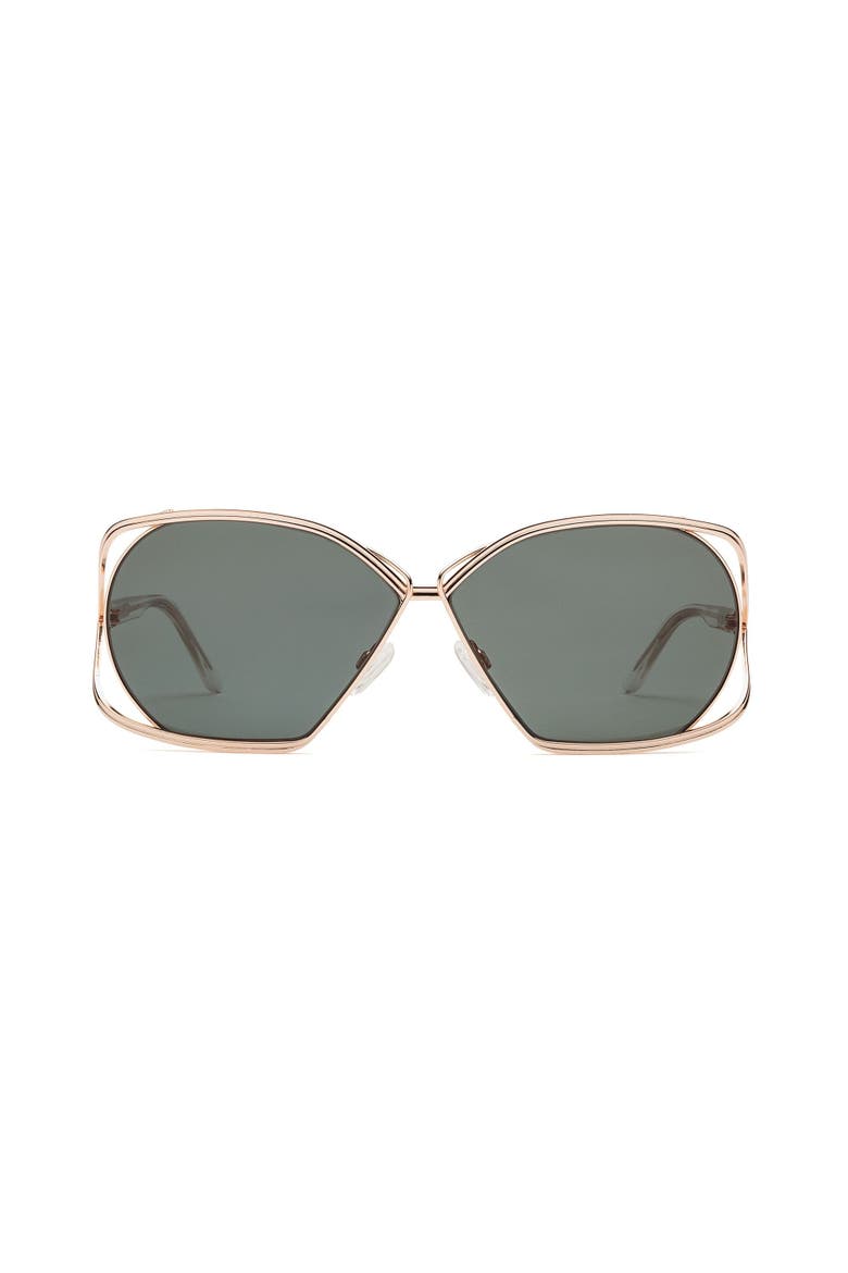 Birdcage | Polarized Sunglasses, Alternate, color, Polished Rose Gold