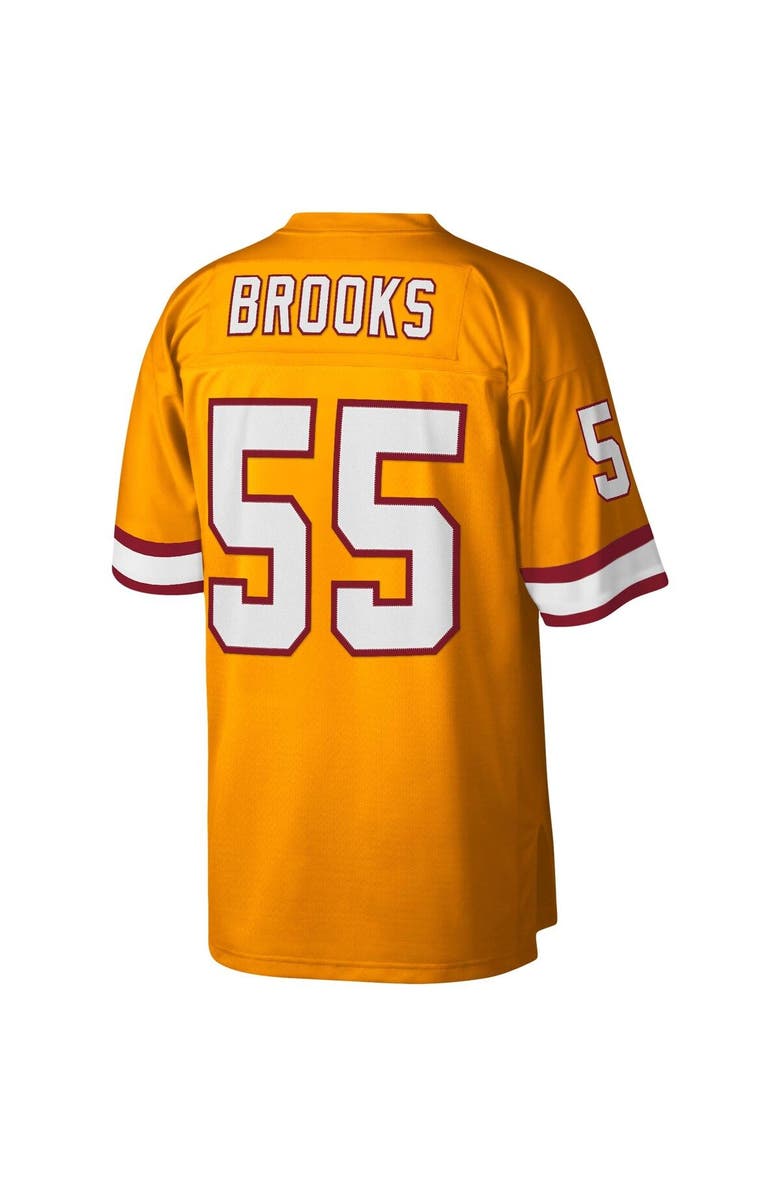 Mitchell & Ness Men's Mitchell & Ness Derrick Brooks Orange Tampa Bay Buccaneers Big & Tall 1995 Legacy Retired Player Jersey, Alternate, color, Orange