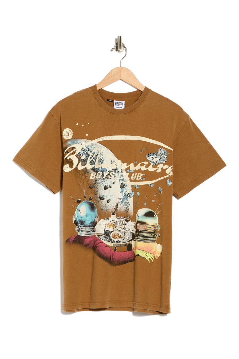 Asteroids Cotton Graphic T-Shirt, Alternate, color, MONK'S ROBE