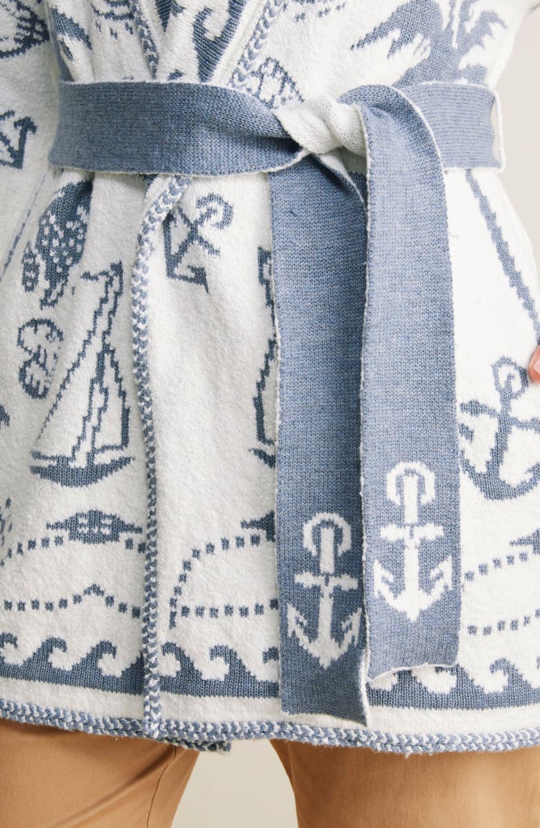 vineyard vines Intarsia Cotton Blend Cardigan, Alternate, color,