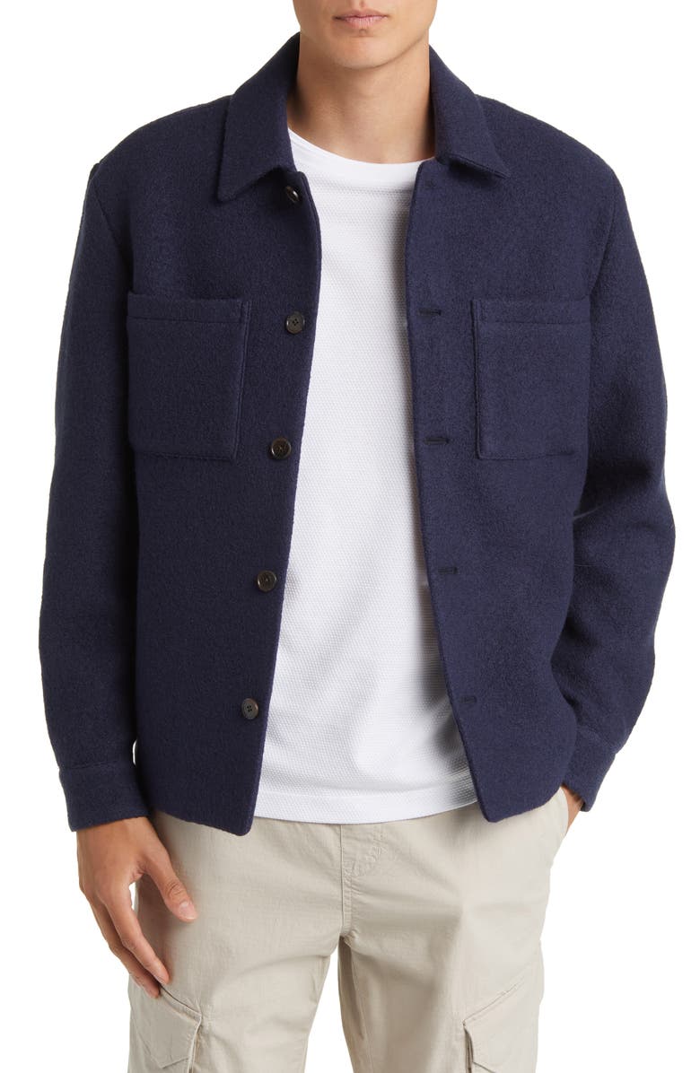 Les Deux Marseille Italian Bouclé Wool Jacket, Main, color, 