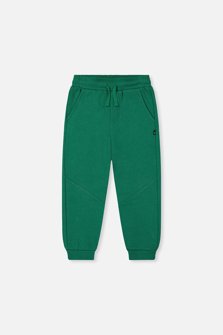 Fleece Elastic Waistband Side Pocket Sweatpants, Main, color, Green