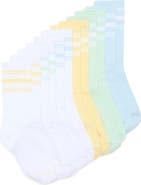 90 DEGREE BY REFLEX 6-Pack Ribbed Crew Socks