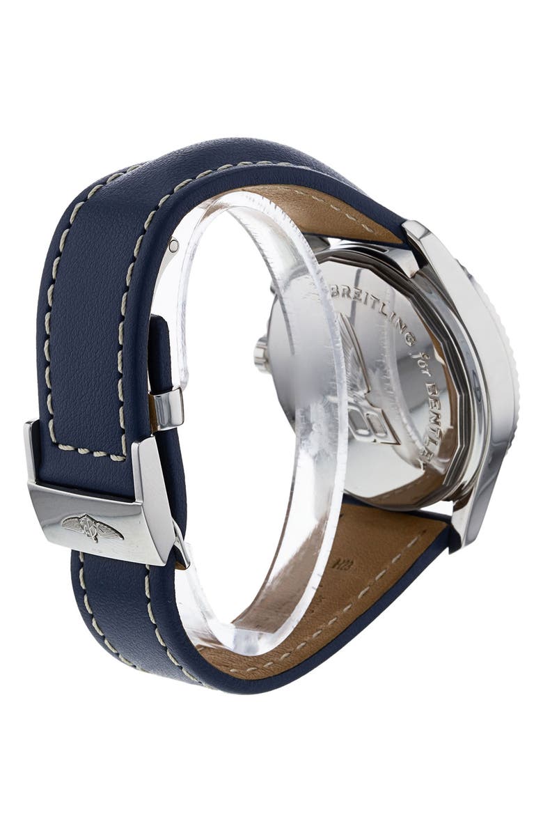 Watchfinder & Co. Breitling Preowned Bentley Mark VI Leather Strap Chronograph Watch, 42mm, Alternate, color,