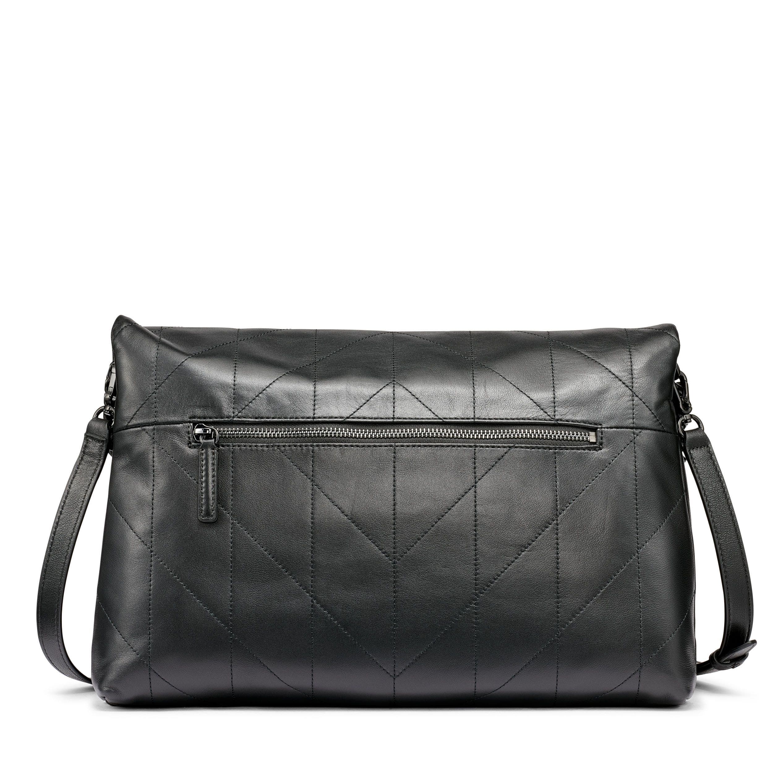 KARL LAGERFELD PARIS Lavande Large Crossbody, Alternate, color, Black