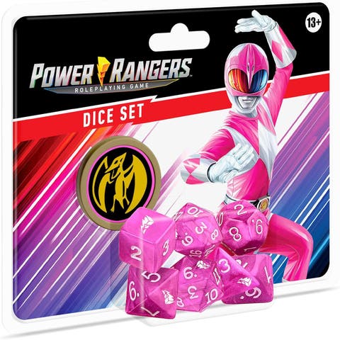 Power Rangers Roleplaying Game Pink Dice Set
