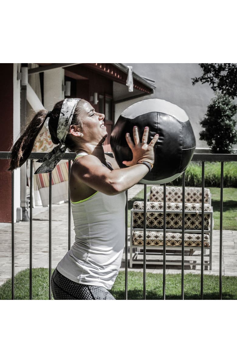 Power Systems Dynamax 14" Medicine Ball, Soft-Shell Weighted Medicine Ball for Full Body Training, Alternate, color, Black