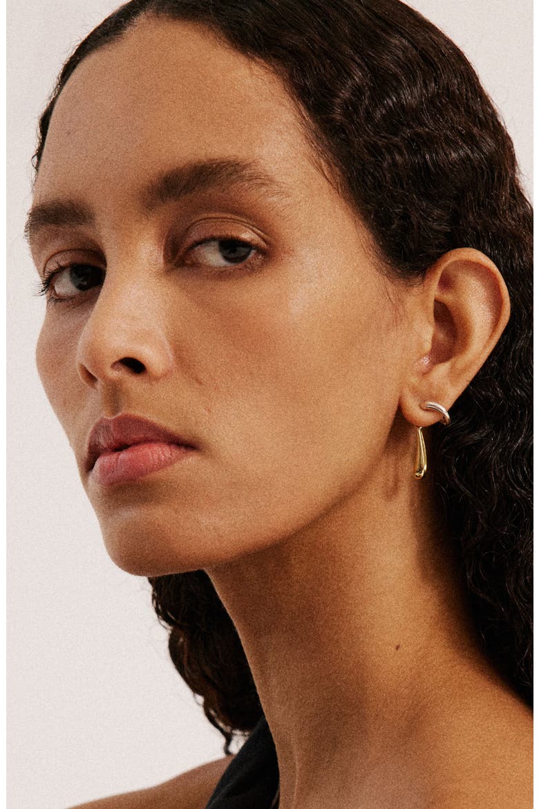 Moment Ear Jackets, Alternate, color, SILVER/GOLD