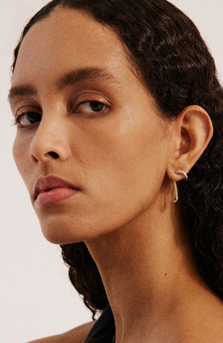 Kloto Moment Ear Jackets, Alternate, color, Silver/Gold