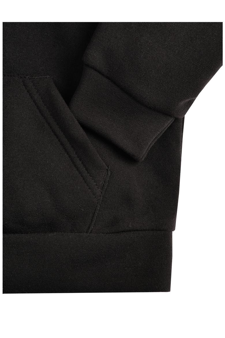 Kids' Essential Basic Hoodie, Alternate, color, BLACK