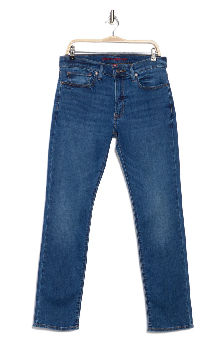 Lucky Brand 121 Slim Straight Jeans, Alternate, color, Empty Saddles