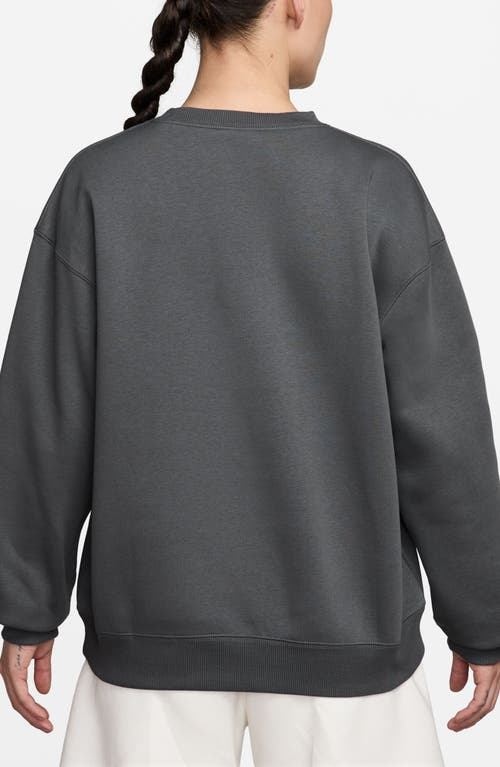 Jordan X Realtree Brooklyn Fleece Graphic Crewneck Sweatshirt In Gray