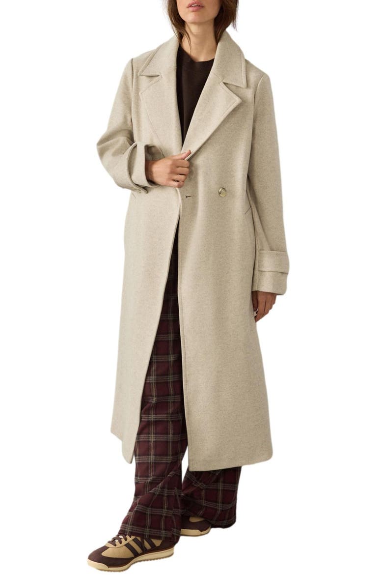 Double Breasted Coat, Main, color, NEUTRAL