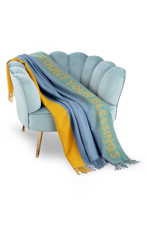 NOVOGRATZ NOVOGRATZ COUNT YOUR BLESSINGS THROW BLANKET