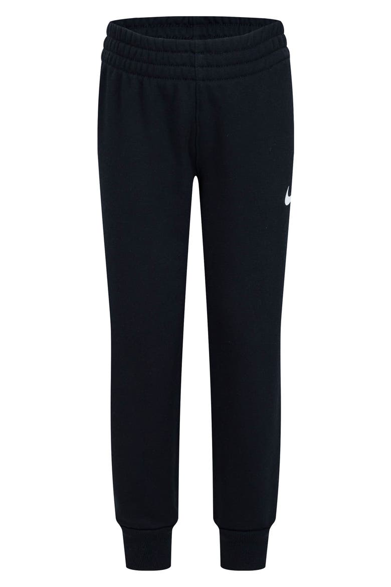 Kids' Swoosh T-Shirt & Pants Set, Alternate, color, BLACK