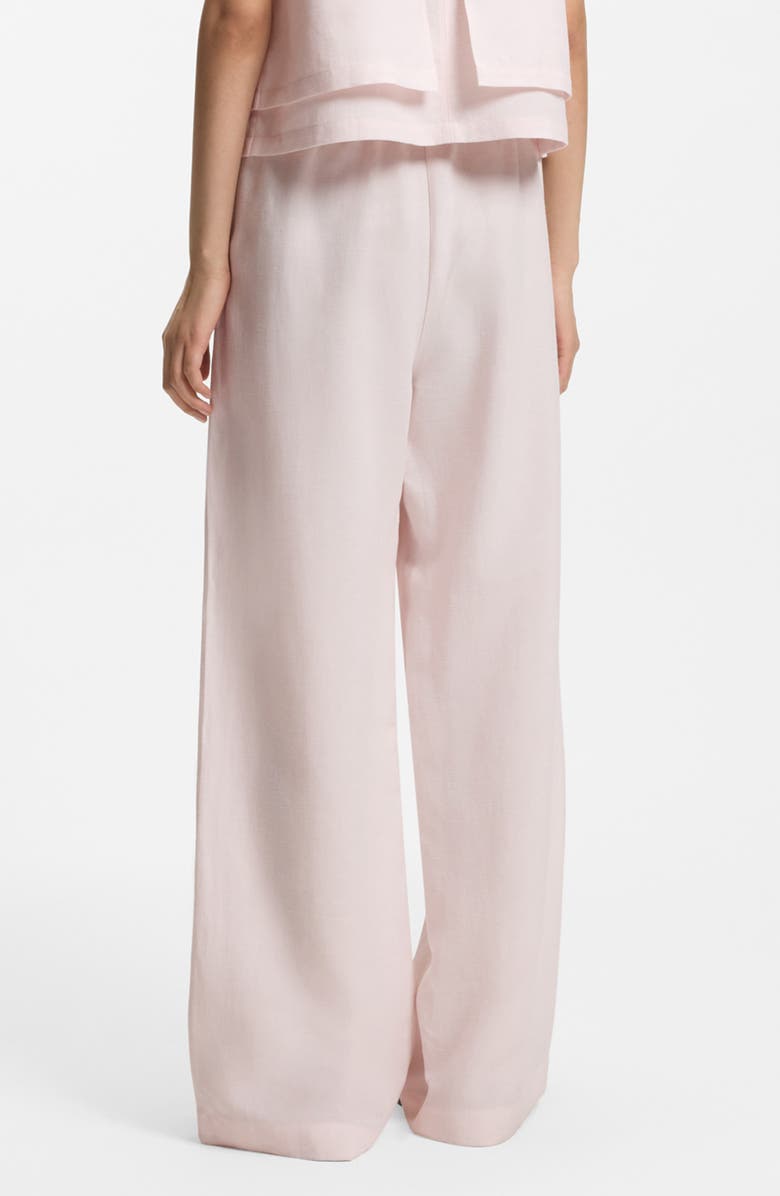 BOSS Tavati Wide Leg Pants, Alternate, color, Ocean Rose